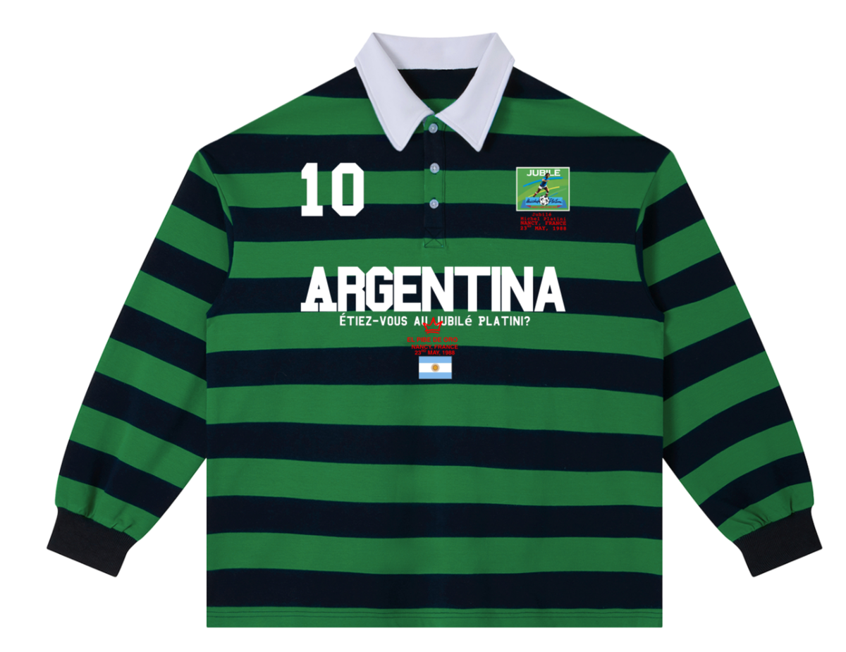Argentina No Drug Long Sleeve Polo