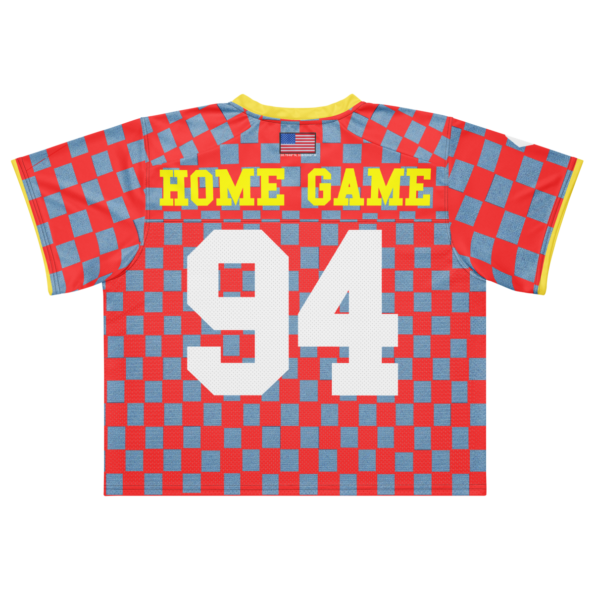 Checker Retro USA Football Jersey