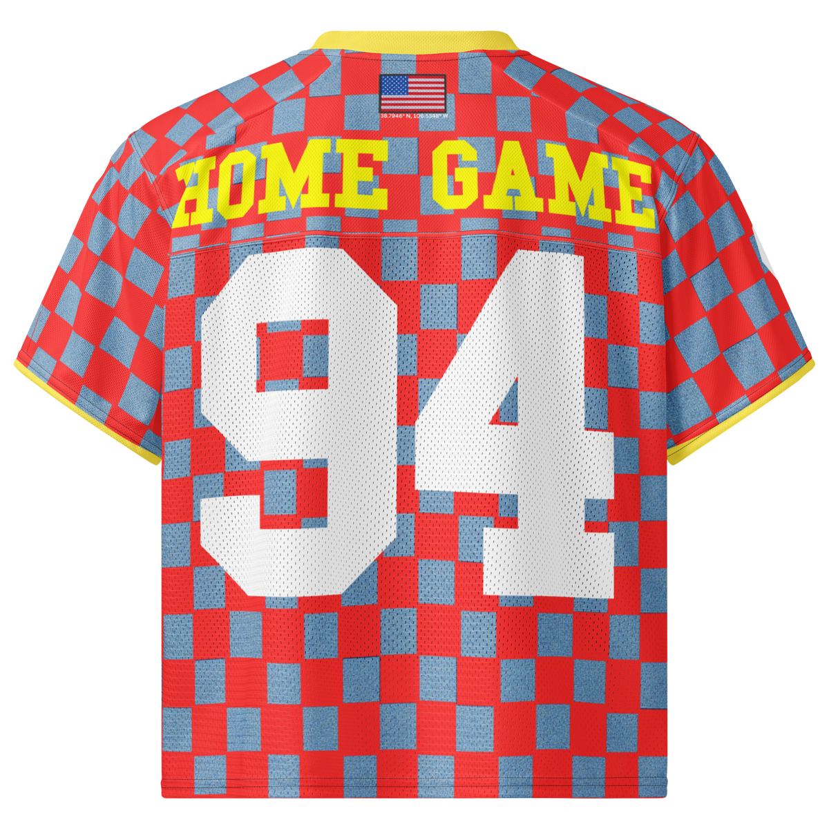 Checker Retro USA Football Jersey