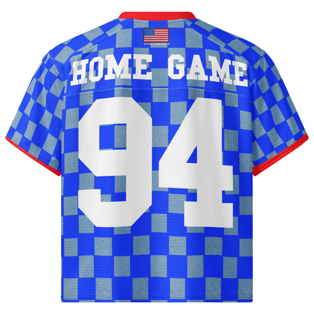 Checker Retro USA Football Jersey