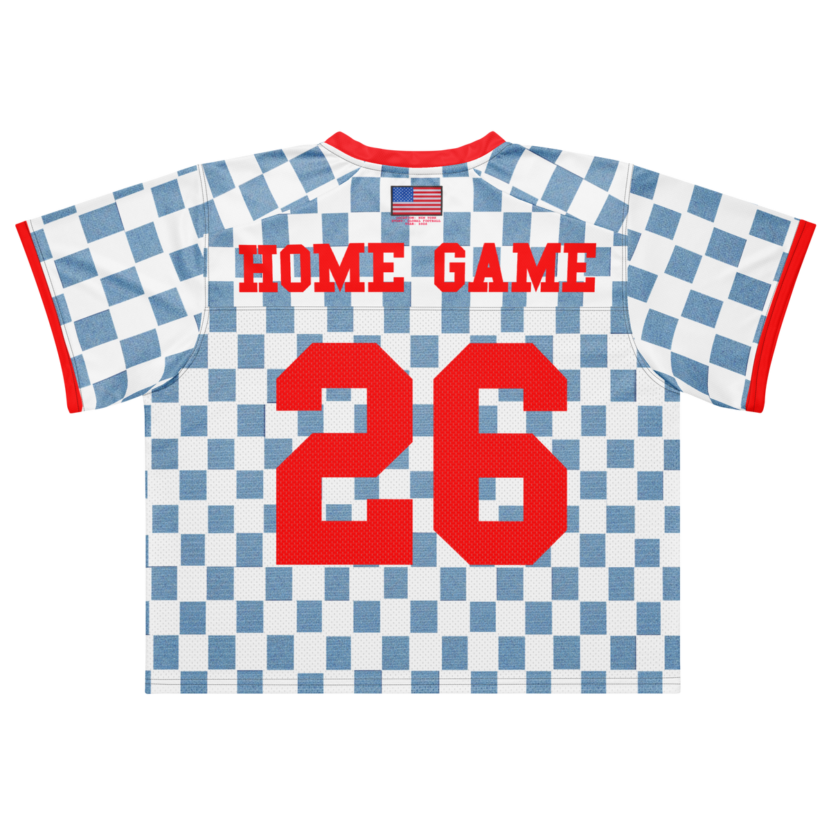 Checker Retro USA Football Jersey