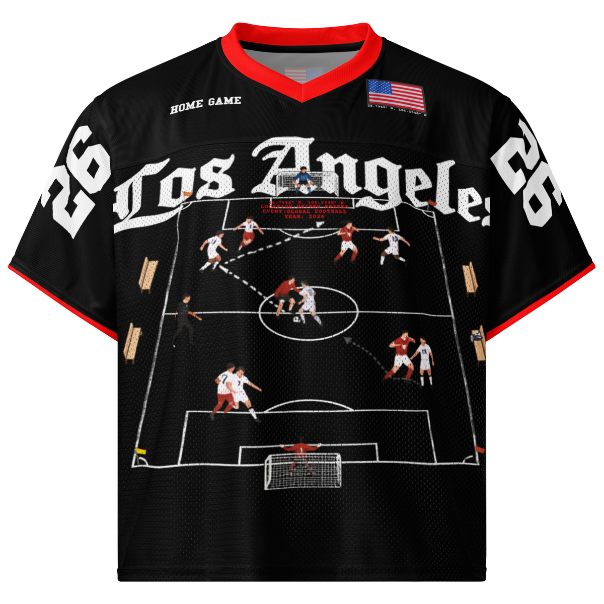 Los Angles Global Football Jersey