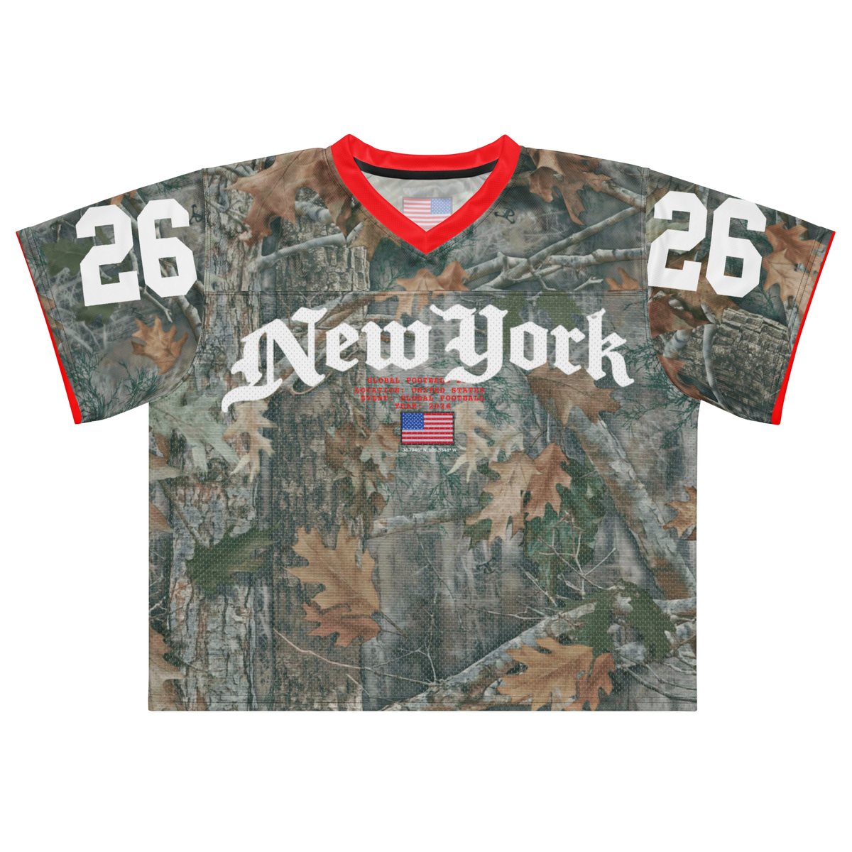 New York Camo Football Jersey