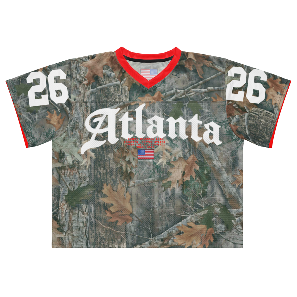 Atlanta Camo Football Jersey