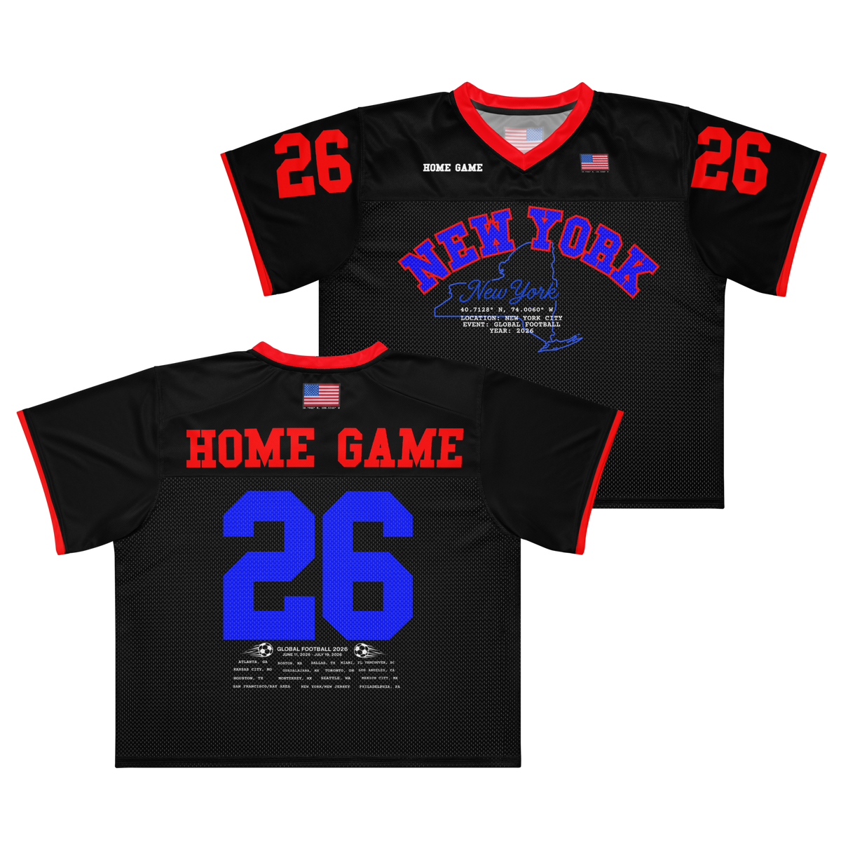New York Global Football Jersey