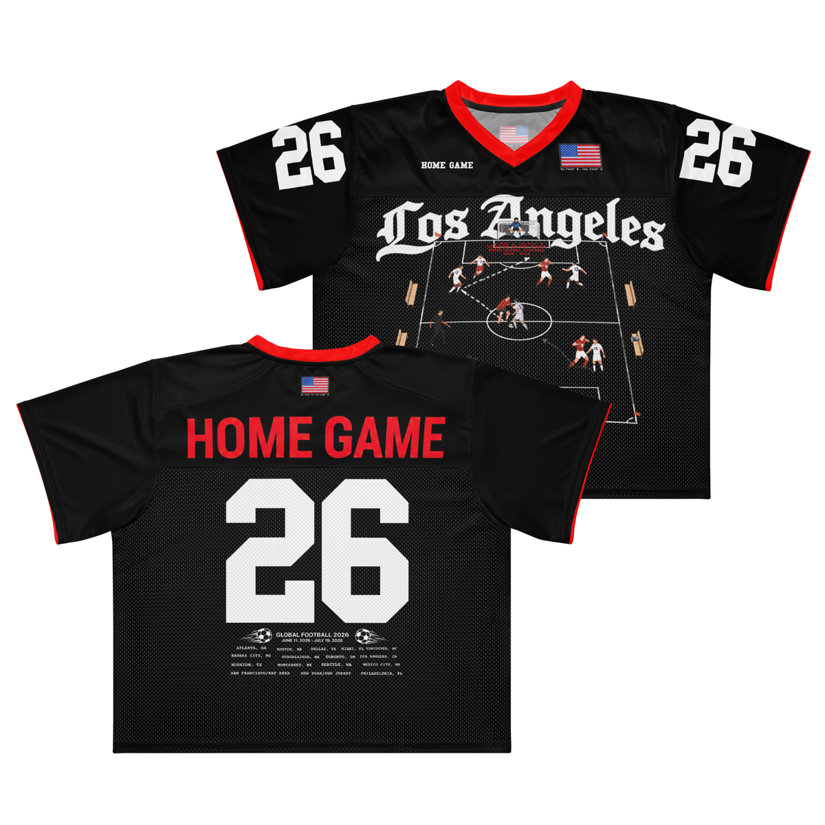 Los Angles Global Football Jersey