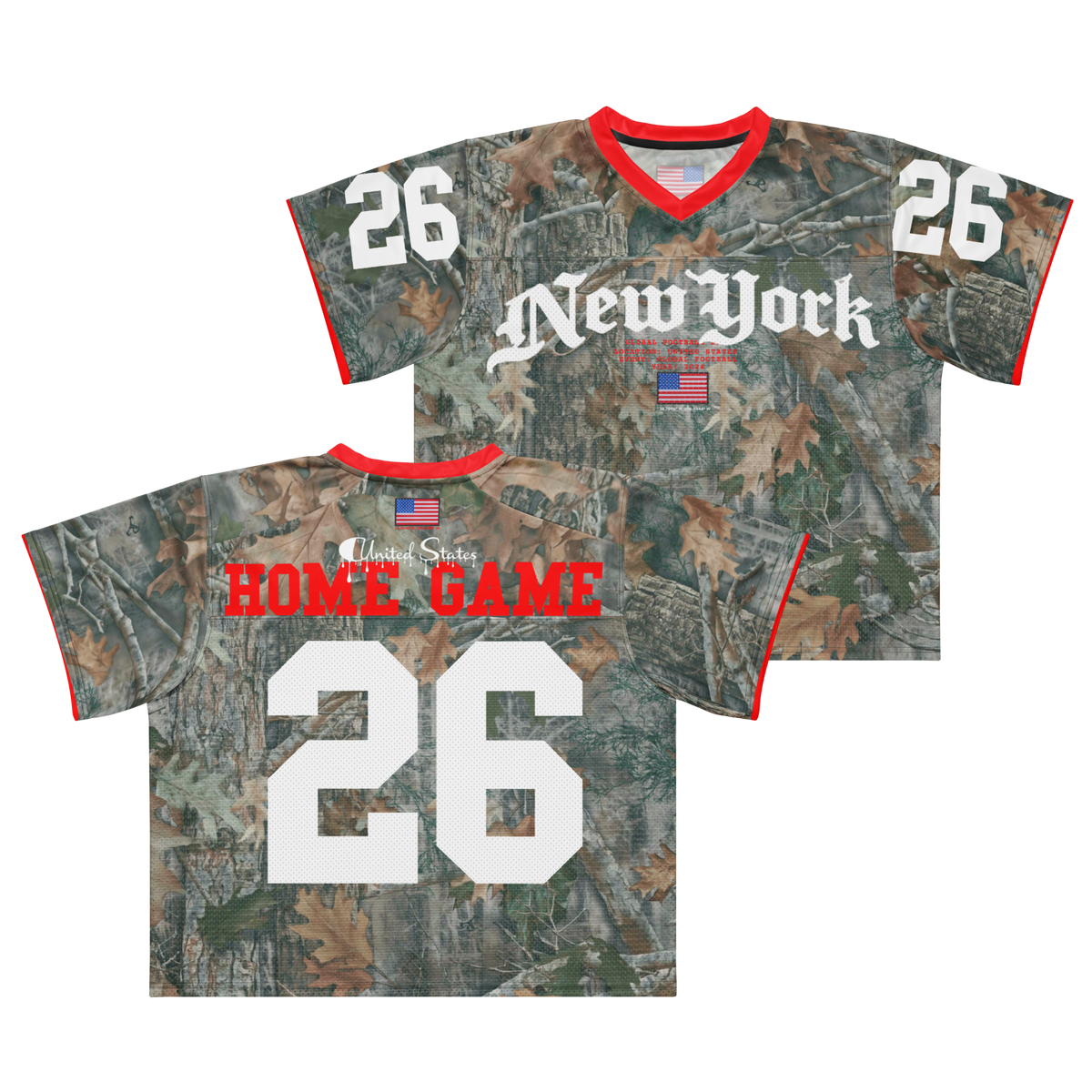 New York Camo Football Jersey