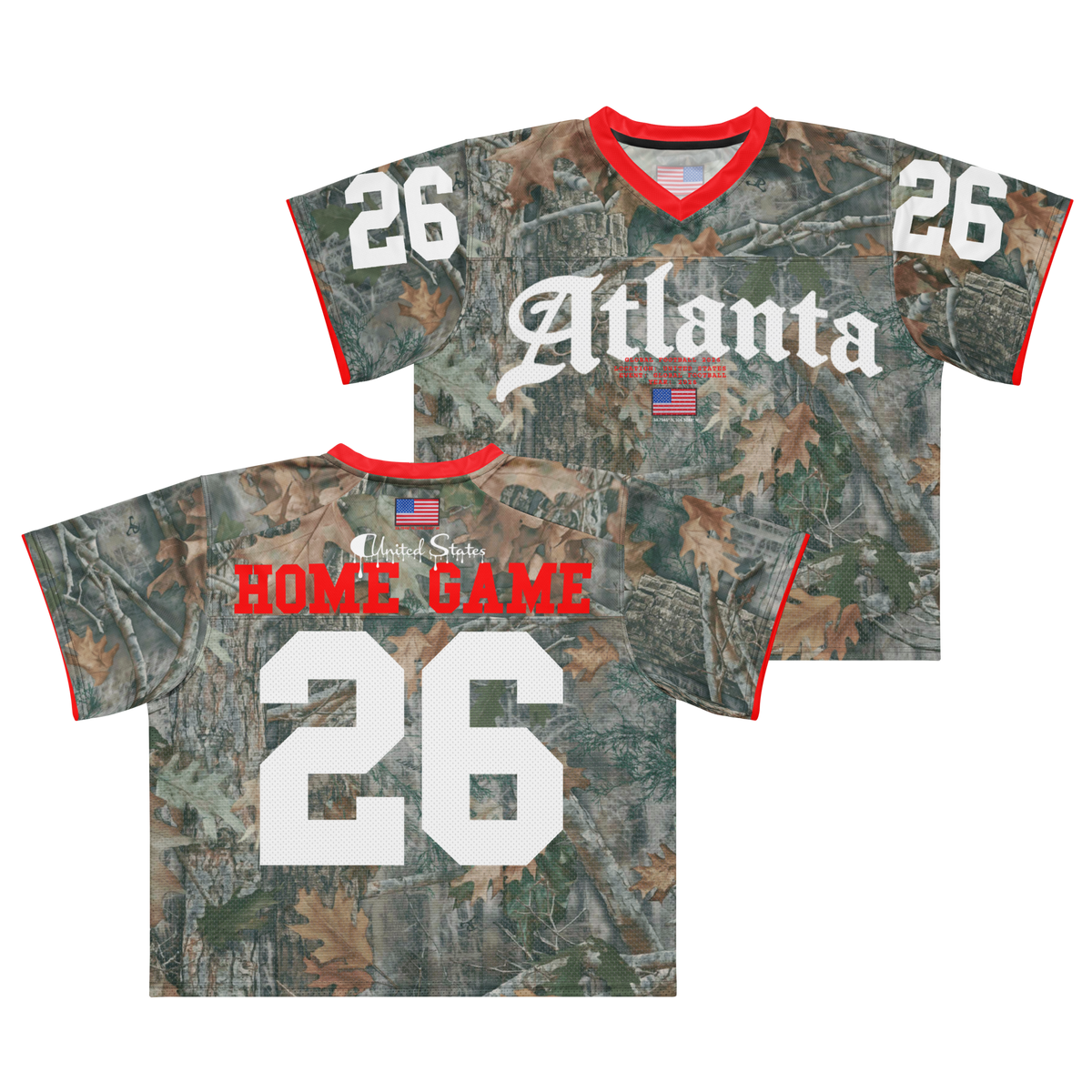 Atlanta Camo Football Jersey