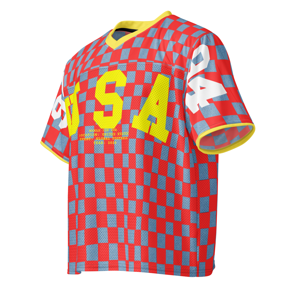 Checker Retro USA Football Jersey