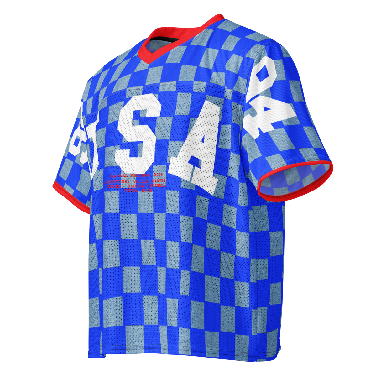 Checker Retro USA Football Jersey