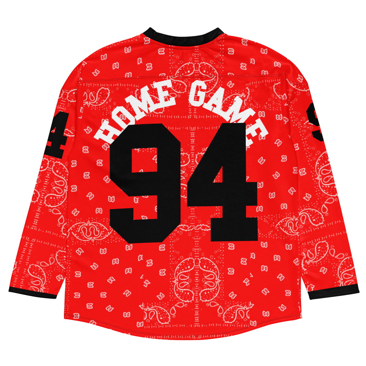 USA Paisley Red Long Sleeve Jersey