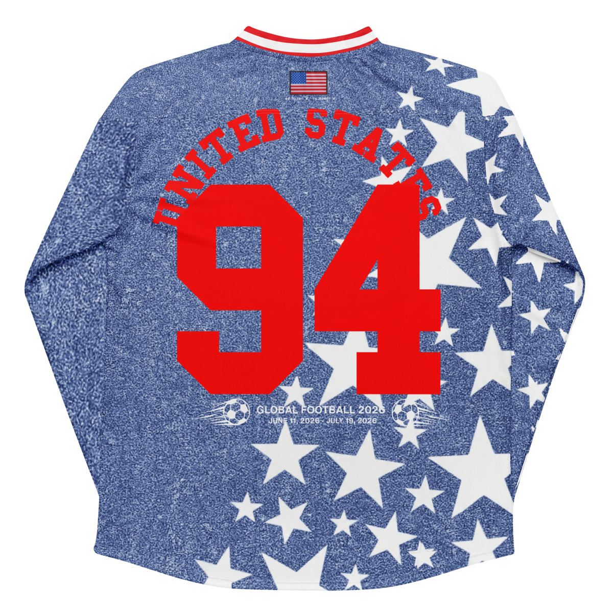 USA Denim Stars Hockey Jersey