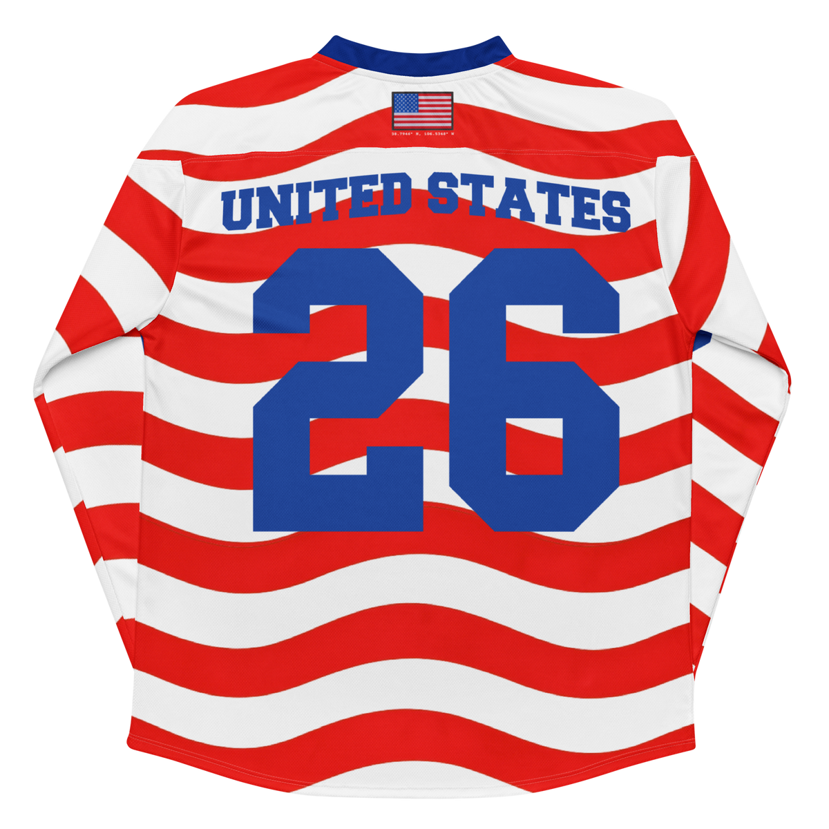 USA Stripes Hockey Jersey