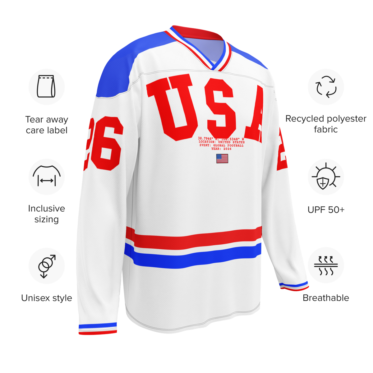 Olympic USA 2026 Hockey Jersey