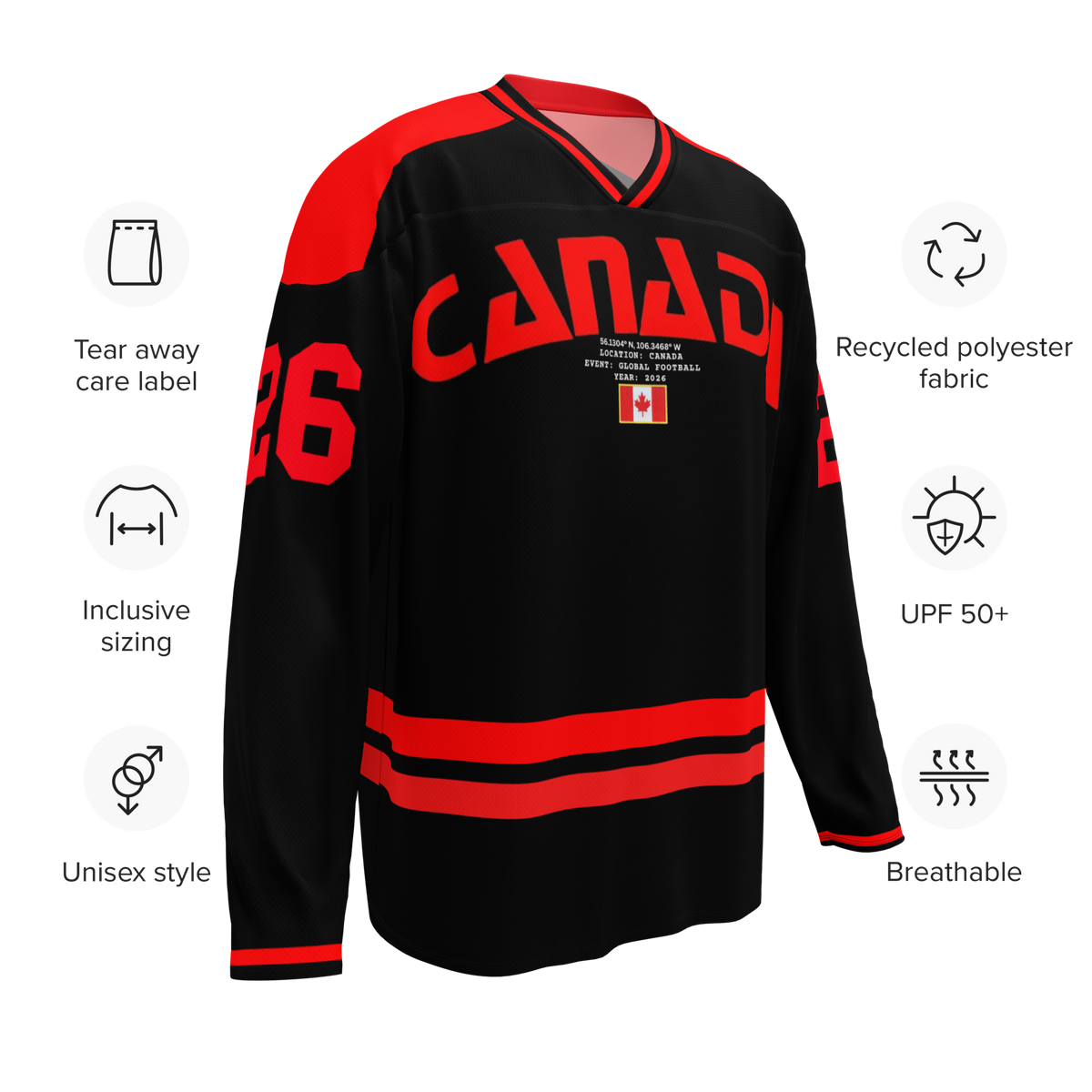 Olympic Canada 2026 Hockey Jersey