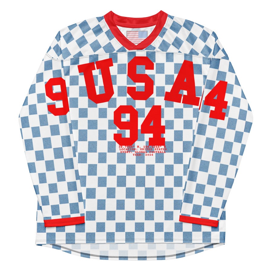 Checker Retro USA Hockey Jersey