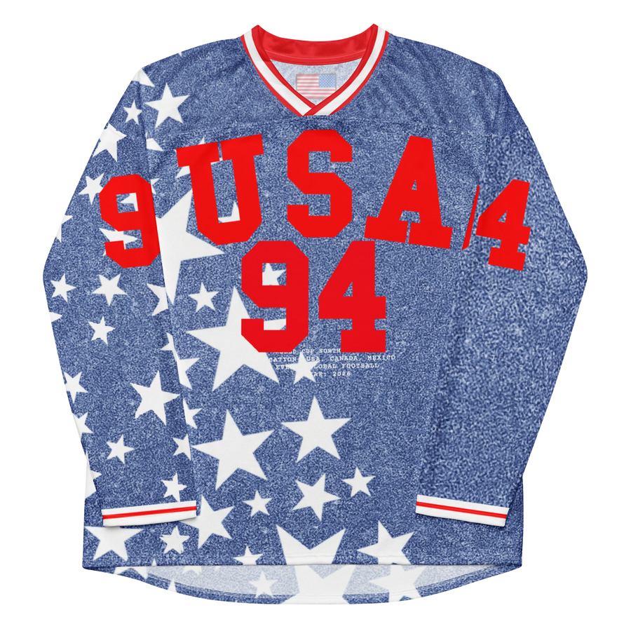 USA Denim Stars Hockey Jersey