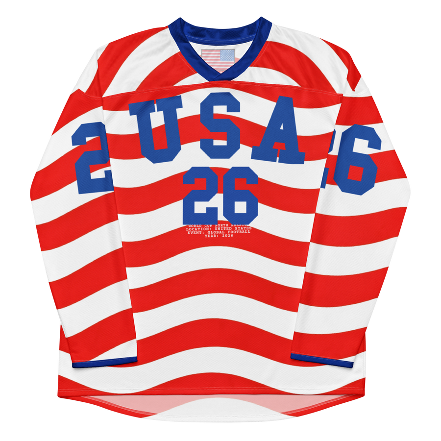 USA Stripes Hockey Jersey
