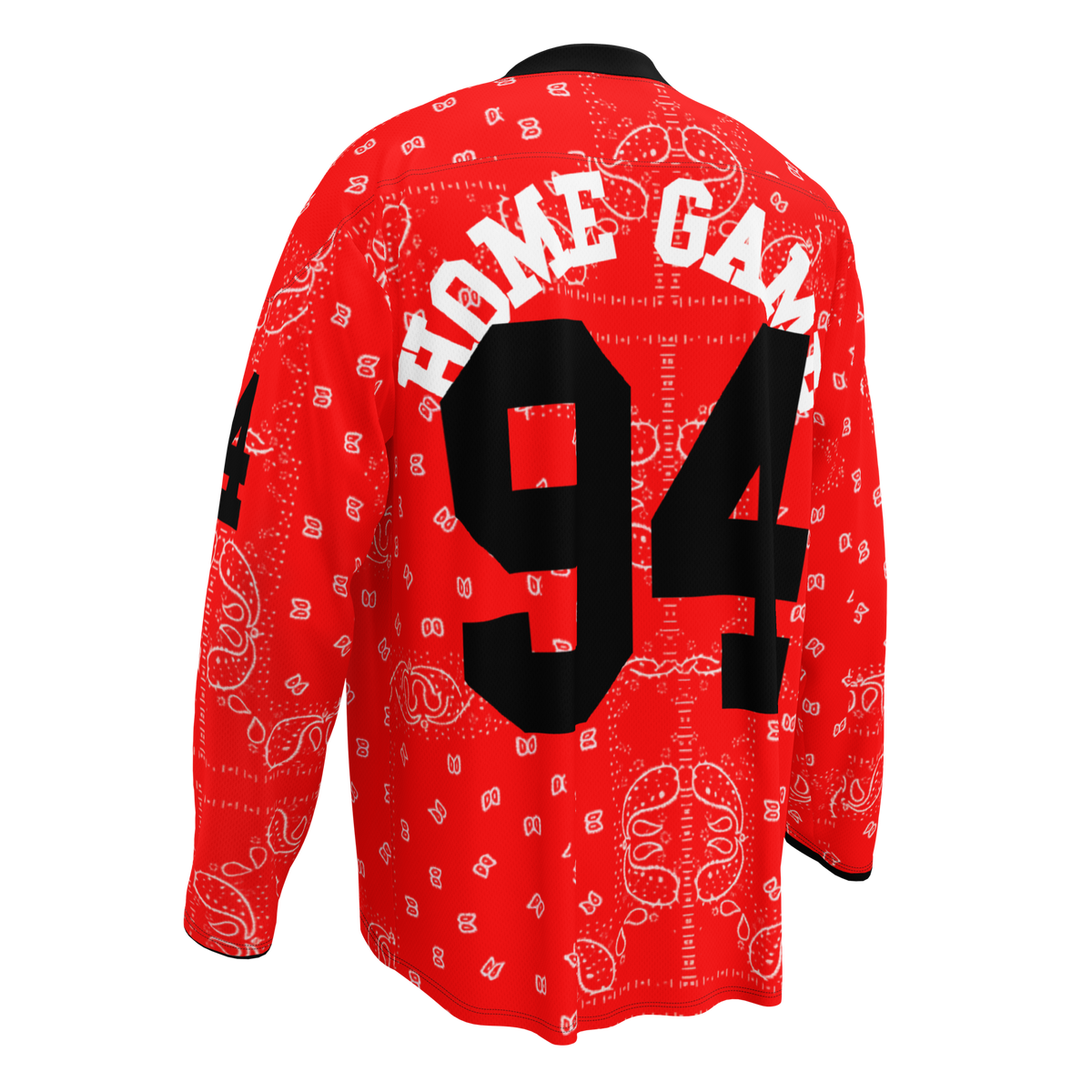 USA Paisley Red Long Sleeve Jersey