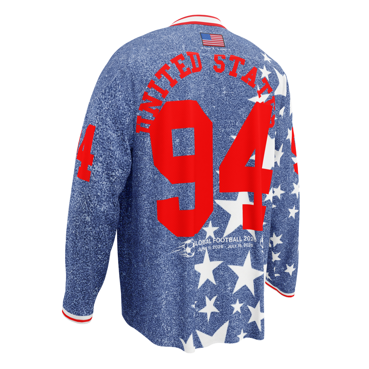 USA Denim Stars Hockey Jersey