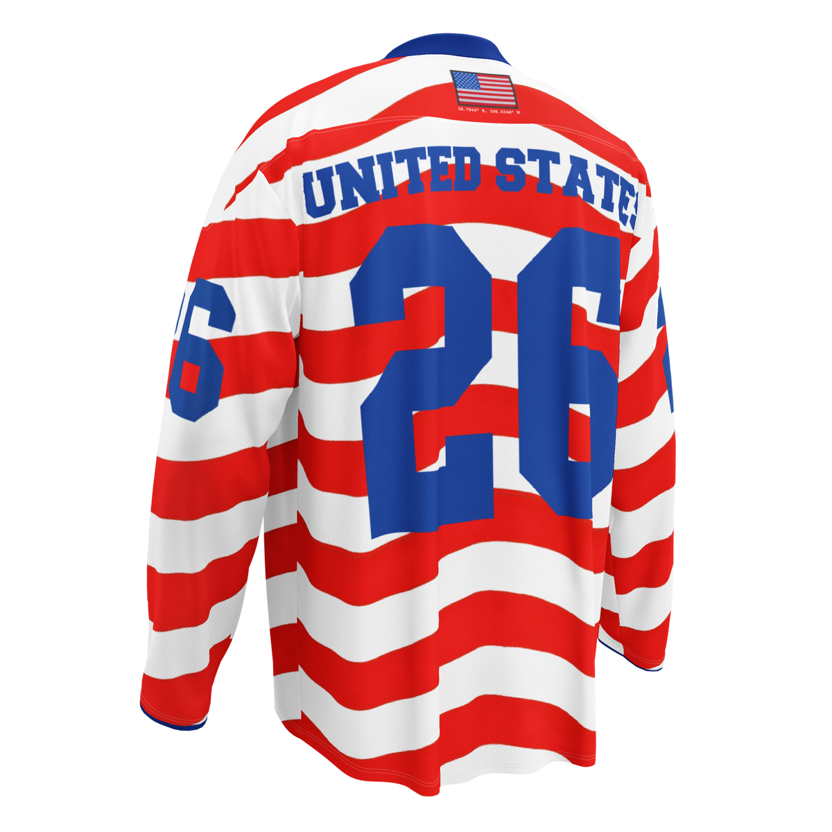 USA Stripes Hockey Jersey