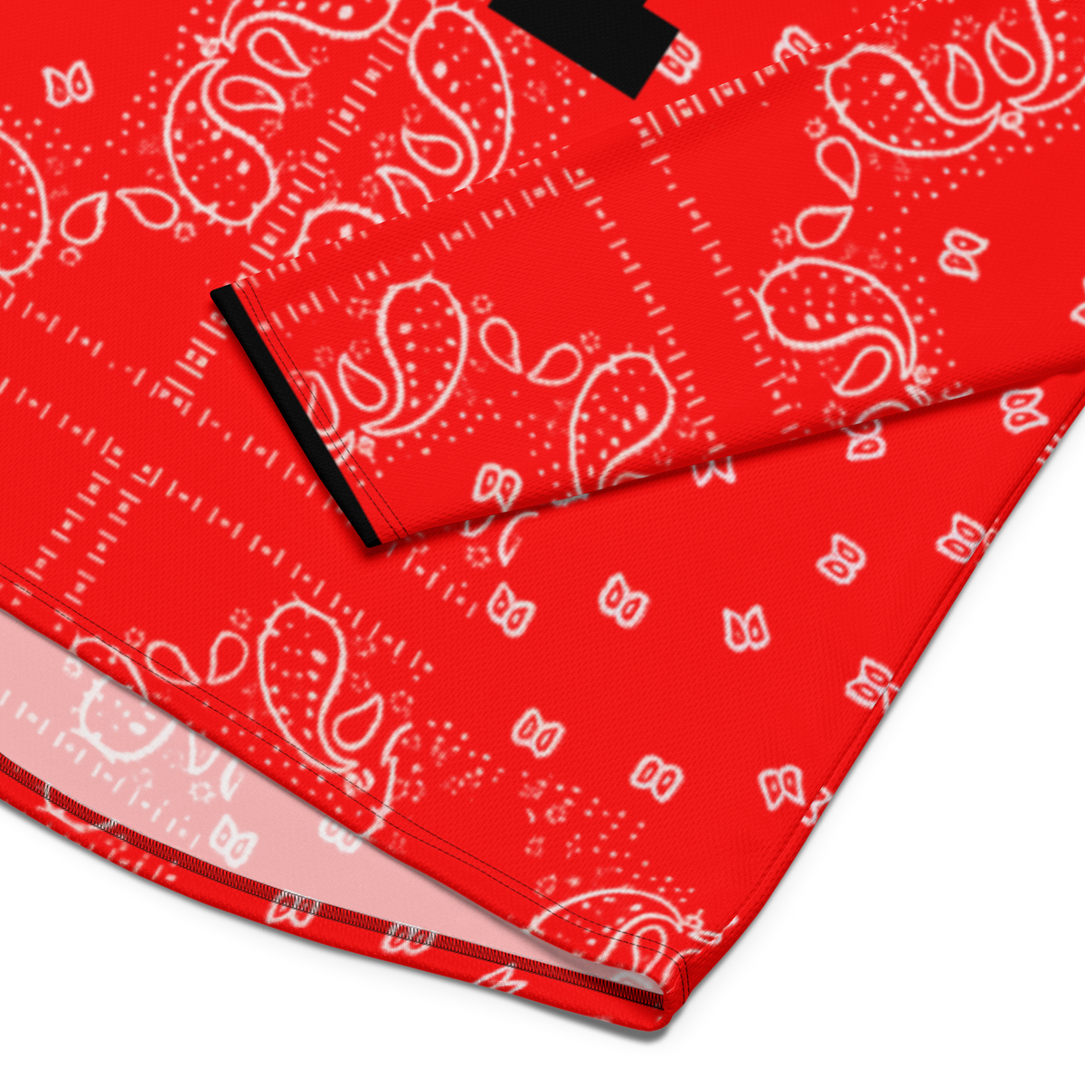 USA Paisley Red Long Sleeve Jersey
