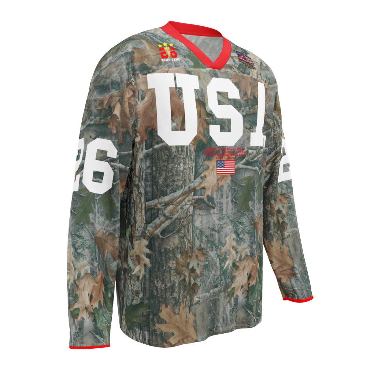 USA Camo Long Sleeve Jersey