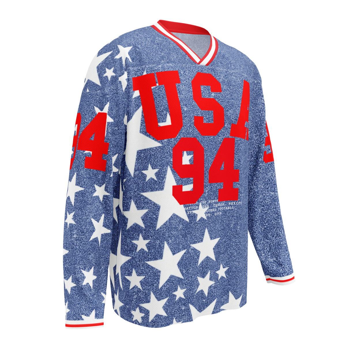 USA Denim Stars Hockey Jersey