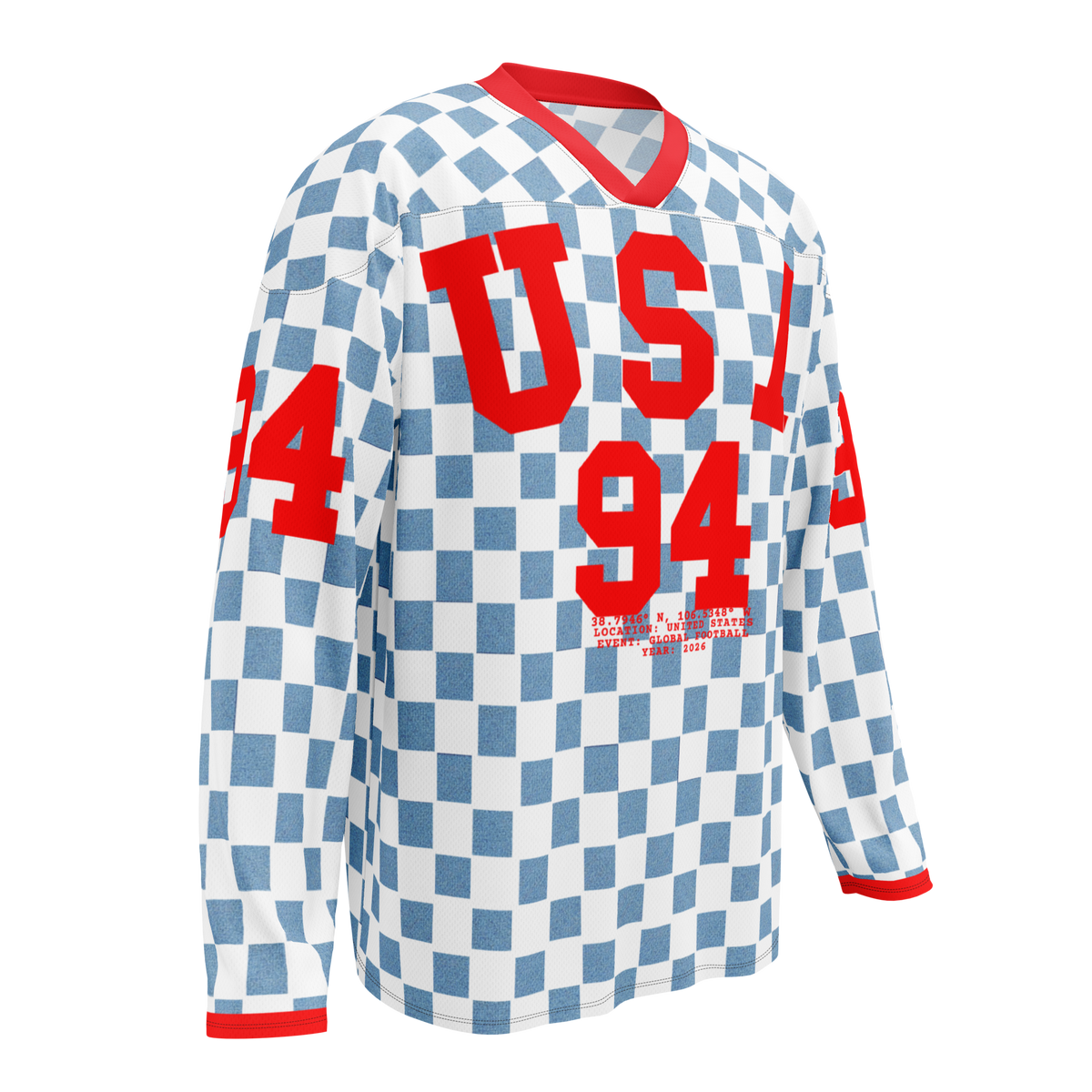 Checker Retro USA Hockey Jersey