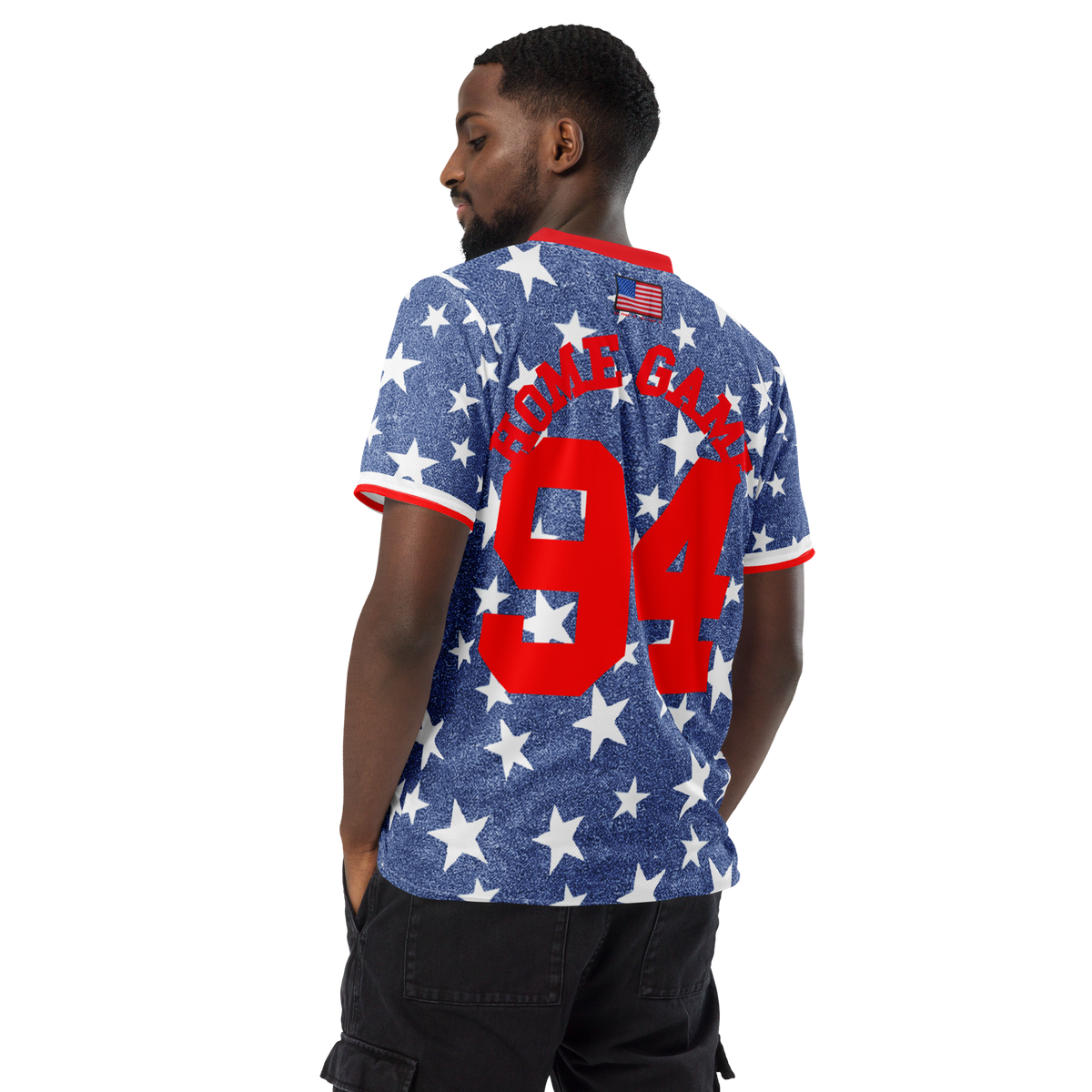 USA Denim Stars Soccer Jersey