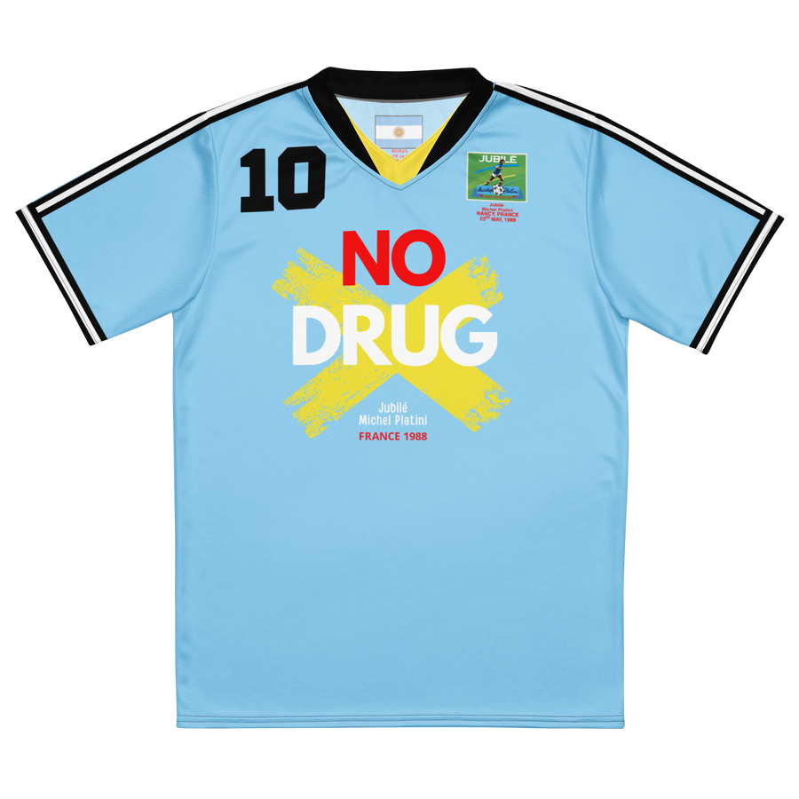 Argentina No Drug Soccer Jersey