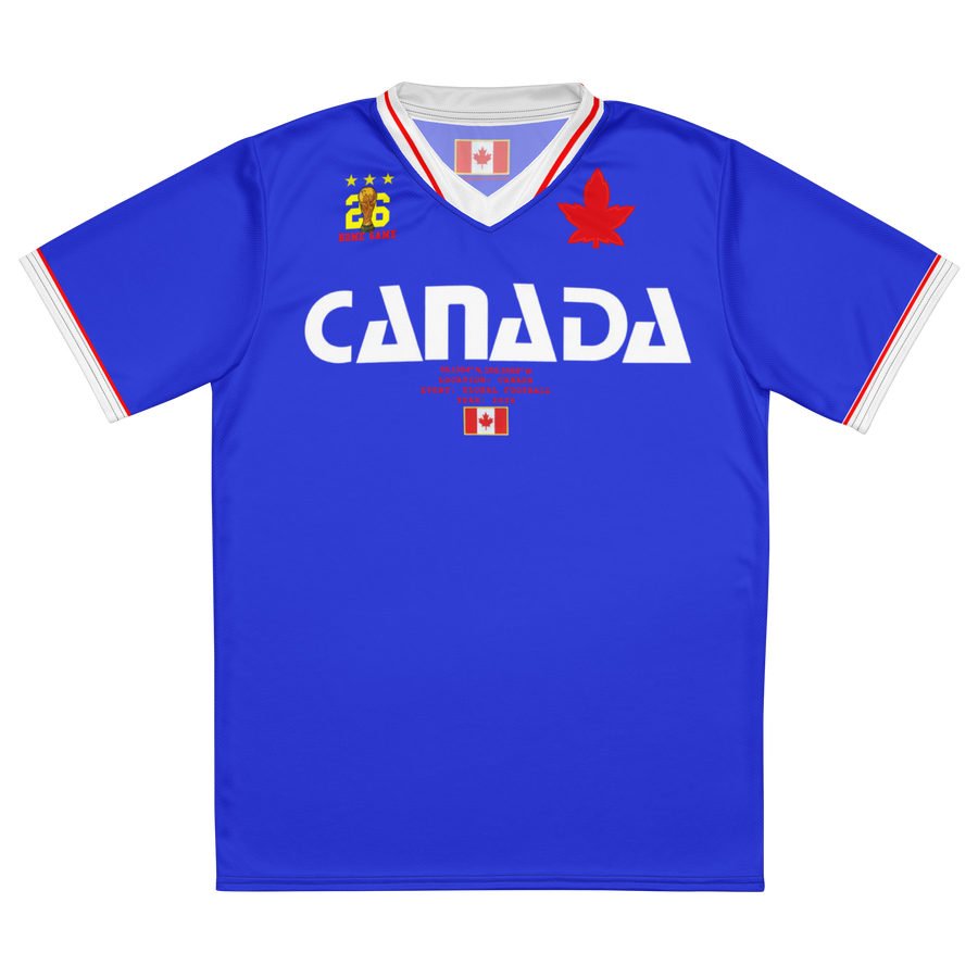 Canada Blue Soccer Jersey