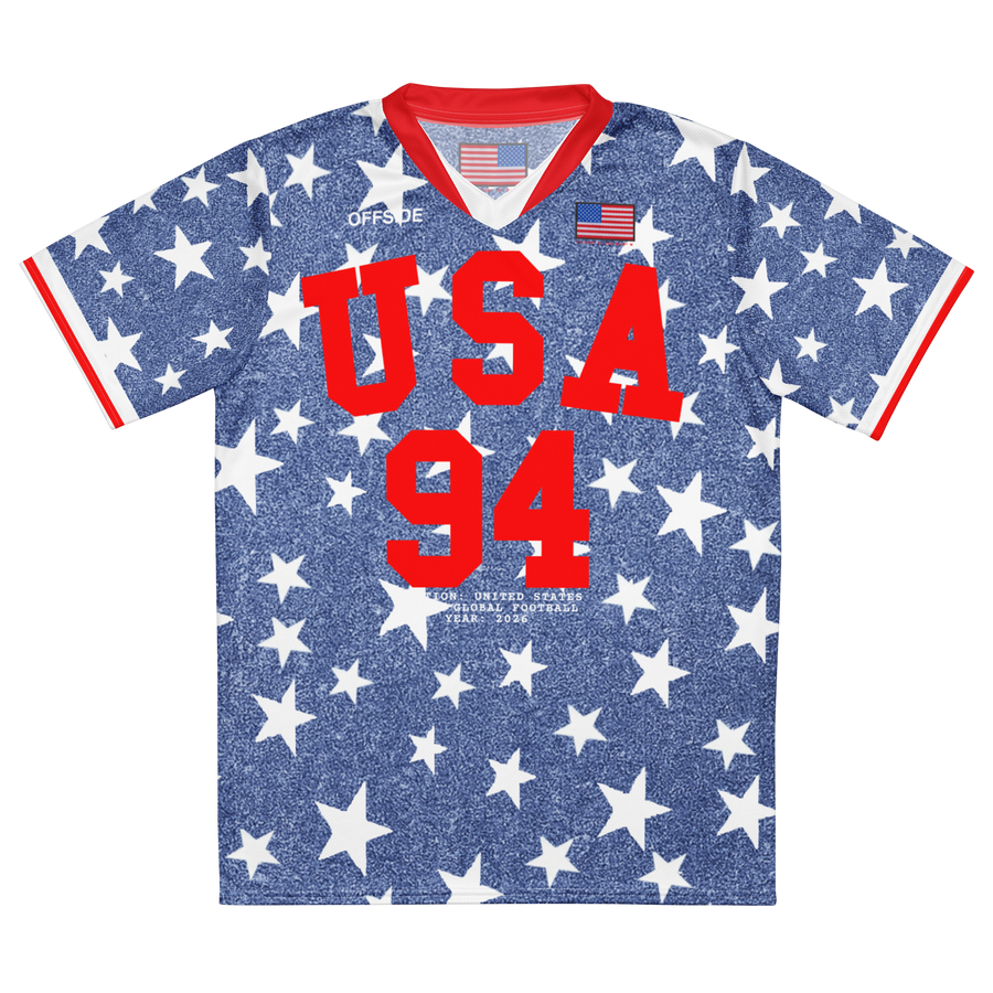 USA Denim Stars Soccer Jersey