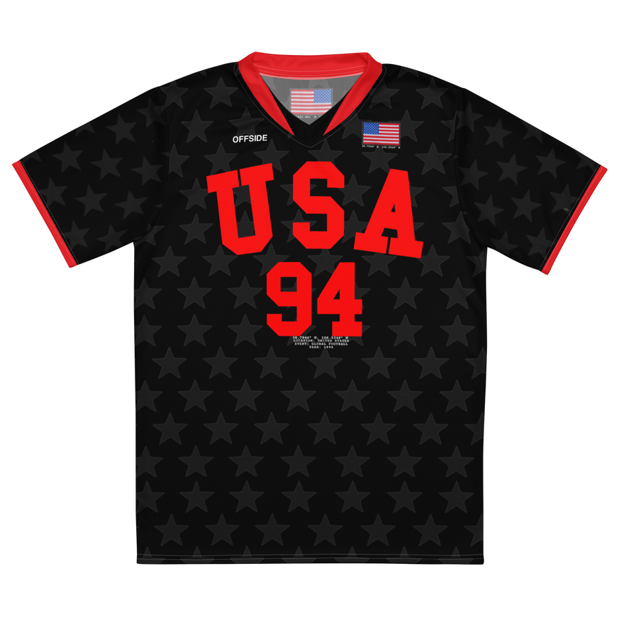 USA BLACK Stars Soccer Jersey