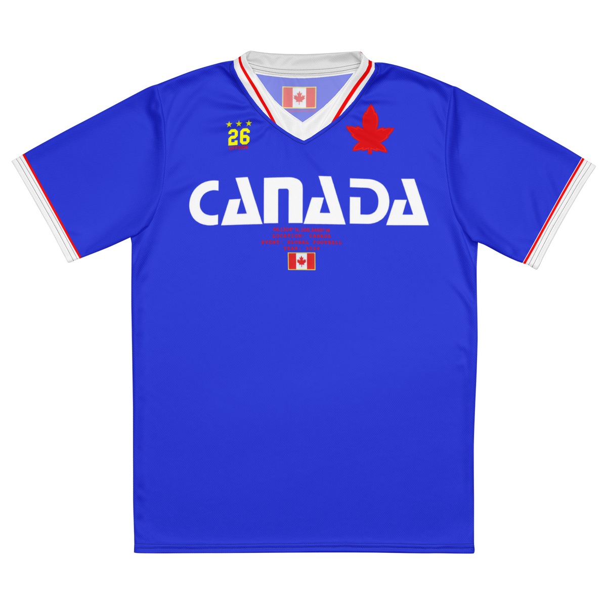 Canada Blue Soccer Jersey
