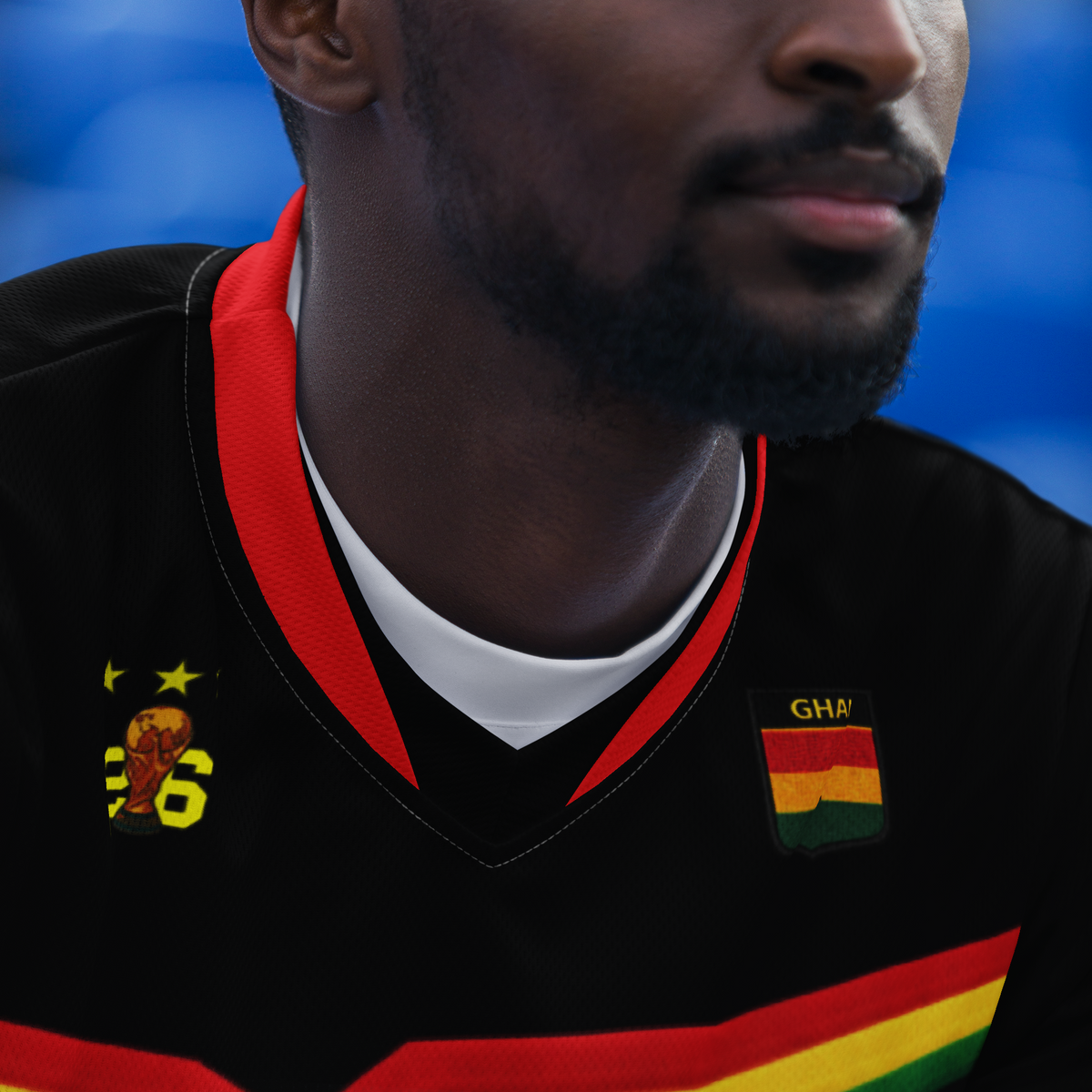 Ghana Retro Soccer Jersey
