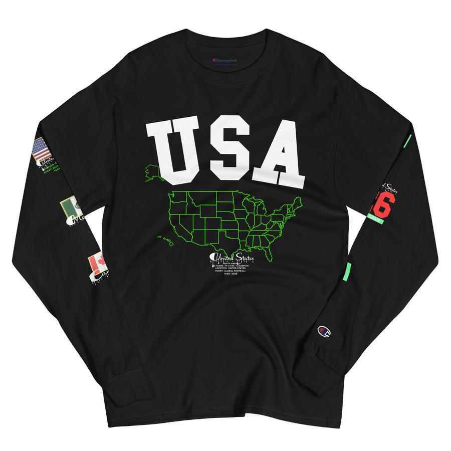 USA Champion Flag Long Sleeve