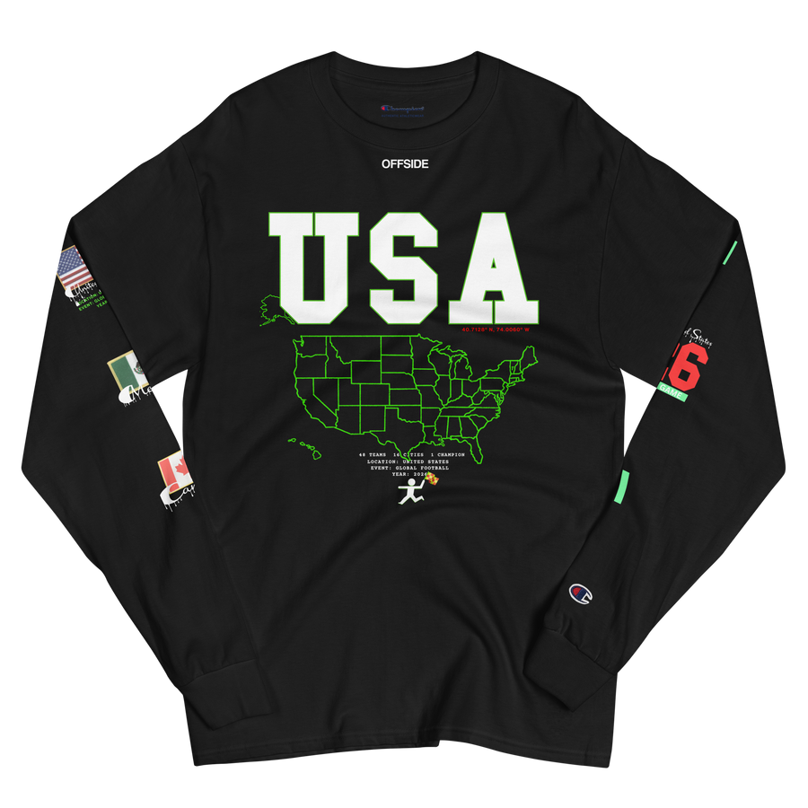USA Champion Flag Long Sleeve