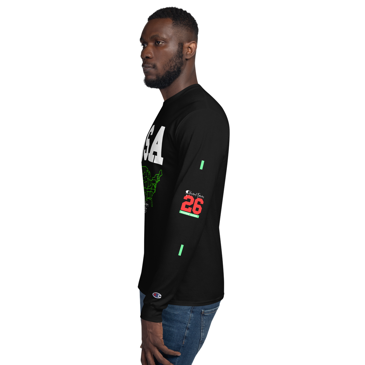 USA Champion Flag Long Sleeve