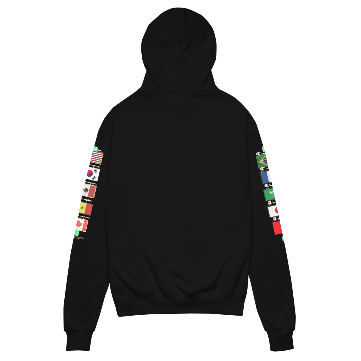 Global Football Champion Flag Hoodie