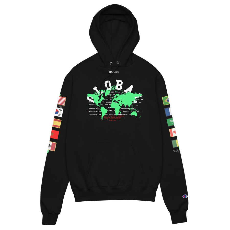 Global Football Champion Flag Hoodie